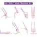 Wavata Aerial Yoga Hammock - Nylon Yoga Swing for Ballet Pilates & Gymnastics | Purple Anti-Gravity Loop for Flexibility Training - Buy Online on GoSupps.com