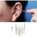Pssopp Ear Scoop Set - Premium Stainless Steel Earwax Remover Kit for Home & Travel - Golden - Buy Online on GoSupps.com