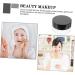 HAPINARY 1 Set makeup foundation highlighter filling Fashion female powder holder powder puff box powder puff with storage mini face powder loose powder face powder jars Compact - Buy Online on GoSupps.com