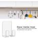 Kuuleeyn Self-Adhesive Hooks - 8 Multifunctional Shower & Wall Hooks for Hats Shavers & Cooking Tools - Buy Online on GoSupps.com
