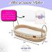 Sebram Wrap Basket Baby - Beige Moses Basket Changing Pad & Diaper Attachment for Hemnes & Malm Dressers | Perfect Baby Room Furniture - Buy Online on GoSupps.com