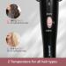 3 Barrel Curling Iron Wand - Janelove 1 Inch Ceramic Tourmaline Hair Waver with Dual Temperature Control - Fast Heating Portable Beach Curling Iron in Pink - Buy Online on GoSupps.com