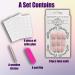 QINGGE Baby Pink Press On Nails - 24Pcs Short Square Acrylic False Nails for Women - Buy Online on GoSupps.com