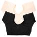 Solustre 2 piece of armpit sweat pads sweat protection underwear armpit weld short armpit weld vest men's shirt remains 1 piece (1 -pack) Sorted color