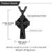 U7 Women s Cremation Urn Necklace - Celtic Knot Dog Feet Wings Crucifix - Stainless Steel Cylinder Pendant for Ashes - Adjustable Memorial Jewelry - Buy Online on GoSupps.com