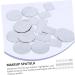 Balacoo 120 pcs Diy Eye Cosmetic Blusher Powder Pan Cosmetics Metal Adhesive Pressed Empty for Palettes 2.5x2.5cmx3pcs Silverx3pcs - Buy Online on GoSupps.com