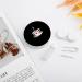 Coffee Round Case For Contact Lens Kit Storage Box with Mirror Printed - Buy Online on GoSupps.com