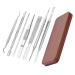Bcabo Premium 6Pcs/Set Stainless Steel Ingrown Toenail File and Lifter Double Sided Ingrown Toenail Care Set