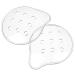 9-Hole Plastic Eye Patch 2 Pcs Clear Eye Patches Breathable Ventilated Eye Covering After Surgerys Eye Protection for Cataract Recovery Cover