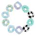 PACKOVE 5paires Bracelets Nettoyants pour Visage Confortables et Pratiques pour Spa Maison Couleur Al atoire