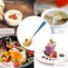 Soup Spoons Stainless Steel Tablespoons with 6 Colors 5 Pieces of Kitchen Dinner Dessert Scoops Set for Tea Dessert Salt Sugar(Blue) - Buy Online on GoSupps.com