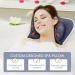 CielClair Bath Pillow for Tub - Ultra Thick Ergonomic Spa Pillow with Neck, Shoulder, and Back Support - 4D Air Mesh Cushion with 6 Non-Slip Suction Cups - Navy - Buy Online on GoSupps.com
