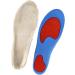 NOLITOY Sports Shoe Inserts - Soft Fleece Insoles for Plantar Support Comfort & Shock Absorption | Ideal for Casual Dress & Walking Boots - White Full Pad Size M - Buy Online on GoSupps.com