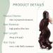 18 Curly Wavy Wine Red Claw On Ponytail Extension | Synthetic Hairpiece - Buy Online on GoSupps.com