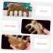 Gogogmy Green Sandalwood Massage Comb - Portable Antistatic Wooden Scalp Ridge Tool for Head Massage & Hair Care - Buy Online on GoSupps.com
