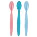 Reer soft thermal sensor spoon baby open feeding spoon for a simple and safe food intake learning to eat 3 pieces BPA-free multi-colored