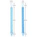 Buy LittleForBig Adult Pacifier Clip Set - 3 Blue Elephant Paci Clips for Adults | International Shipping Available - Buy Online on GoSupps.com