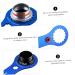 ToddMomy 4-Piece Bicycle Tire Removal Tool Set | Fork Caps & Crank Key | Durable & Compact | Perfect for International Shipping - Buy Online on GoSupps.com