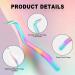 Lash Curler Tweezers Set 2 in 1 Stainless Steel Eyelash Tweezers with Eyelashes Curler Eyelash Applicator Tool for Women Girls Makeup Beginner & Makeup Artist (Colorful) - Buy Online on GoSupps.com