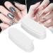 2 pieces nail dipping powder tray portable nail dip powder case nail dip container diy nail art mold diy nail art tool for DIY nail art design