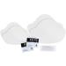 Self-adhesive Quick Repair Heel Toe Hole Convenient Shoe Hole Repair Patches Shoe Repair Patches Foot Care Tool Shoe Repair Patches For Sneakers Self-adhesive Shoe Heel Repair White - Buy Online on GoSupps.com
