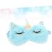 FRCOLOR Cooling Sleep Blindfold for Men - Blue Facial Eye Horn Eyeshade - Buy Online on GoSupps.com
