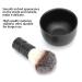 Shop Kcabrtet Men's Shaving Brush Set | Stainless Steel Soap Bowl & Beard Cleaning Tools - Premium Grooming Essentials - Buy Online on GoSupps.com