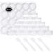 20 Transparent Small Plastic Crucibles - 10g/10ml Cream Cans for Cosmetics Lip Balm Nail Art + 4 Mini Spatulas - International Shipping - Buy Online on GoSupps.com
