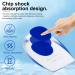 2 Pair Gel Heel Cups for Plantar Fasciitis - Blue Heel Cushion Inserts for Heel Pain Relief (UK 7.5-12/EU 40-45) - Buy Online on GoSupps.com