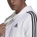 adidas Men's Essentials Fleece 3-Stripes Hoodie X-Large - White/Black - Buy Online on GoSupps.com