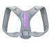 Back Posture Corrector Belt Adjustable Shoulder Neck Spine for Column Posture Correction for Women Men Straightener A - Gray Pink S