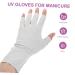minkissy 2 Pairs Pink Gloves Nail Art Uv Gloves Manicure Uv Gloves Uv Nail Gloves Nail Art Accessory Sun Protection Gloves Uv Protection Gloves Nail Uv Gloves Nylon Gel - Buy Online on GoSupps.com