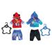 BABY born Boy Outfit 43 cm - For Toddlers 3 Years & Up - Easy for Small Hands - Includes Outfit with Hoodie Trousers & Hangers Assorted