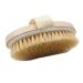 Hyshina Dry Skin Body Brush Improves Skin's Health and Beauty Natural Bristle Remove Dead Skin and Toxins Cellulite Treatment Improves Lymphatic Functions Exfoliates Stimulates Blood Circulation