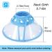 Adjustable Lightweight Vivifying Cat Cone - 3 Sizes Elizabethan Recovery Collar for Cats, Kittens, Puppies, Dogs, and Rabbits - Blue (S - Neck 5.7-8.0 in) - Buy Online on GoSupps.com