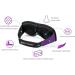 Adjustable 3D Contoured Eye Mask for Men and Women - Purple Blackout Sleep Mask for Travel, Nap, and Shift Work - Buy Online on GoSupps.com
