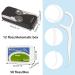 Portable Dental Floss Donors | Refillable Automatic Dental Floss Organizer - Family & Travel (Black + Pink) | 12 Floss Refills Included - Buy Online on GoSupps.com