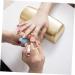 Palettes Annulaires Nail Art 2 Pi ces Taille Standard Motifs Coquillage Marbre pour Manucure Professionnelle Usage Salon Beaut  - Buy Online on GoSupps.com