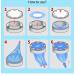 UQMIQURA Diaper Pail Refill Bags 4 Pcs Diaper Disposal System Replacement Bags Odor Control Compatible for Genie for Munchkin Diaper Pail Refill Bags Extended 180in Diaper Refill - Blue - Buy Online on GoSupps.com