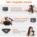 Faszin Lightweight Hair Dryer with High Speed Motor | Fast Drying Ionic Hairdryer for Women & Men | Low Noise, 3 Magnetic Nozzles | Black 29.50 24.50 8.80 cm - Buy Online on GoSupps.com