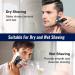 Pritech Men's Rechargeable Electric Foil Shaver for Beard Trimming - Wet/Dry Use - Buy Online on GoSupps.com