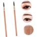 Healeved 2pcs Double Ended Eyebrow Pencil with Brush Dark Brown Eyebrow Pencils Eyebrow Drawing Pencils Wood - Buy Online on GoSupps.com