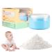 Bo te de rangement pour talc pour | Houppette poudre corporelle et r cipient pour le bain et les voyages id al pour les femmes et les b b s