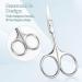 Bencco Stainless Steel Nail Scissors | Curved Blade for Eyebrows Beards Eyelashes & Skin Peeling - International Shipping Available - Buy Online on GoSupps.com
