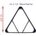 CROWN ME Billiards 16 Ball Triangle Rack - Portable Pool Table Equipment for Regulation Size Billiard Balls - Snooker Accessories - Buy Online on GoSupps.com