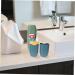 Frcolor 2-Piece Travel Toothpaste & Toothbrush Holder Set Outdoor Washing Storage Cup for On-the-Go Oral Care - Buy Online on GoSupps.com