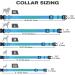 Tagme Personalized Large Dog Collar - Embroidered Reflective Nylon with Pet Name & Phone Number - Sky Blue XL (1 Pack) - Buy Online on GoSupps.com