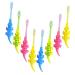 Minkissy 8st Cartoon-Tier-toothbrush Krokodil-toothbrush toothbrush toothbrush made of wood laundry bucket made of metal toys cable railing kit milk teeth clean manual PBT detergent