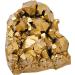 Raw Crystals Electroplated Golden Crystal Clusters | Mineral Crystal Specimen Natural Crystal Raw Gemstones Cluster for Home Decoration Crafts - Buy Online on GoSupps.com