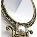 Handheld Mirror Antique with Stand Double Folding Sided Brass for Makeup Mirror 18cm (7 inch) - Buy Online on GoSupps.com